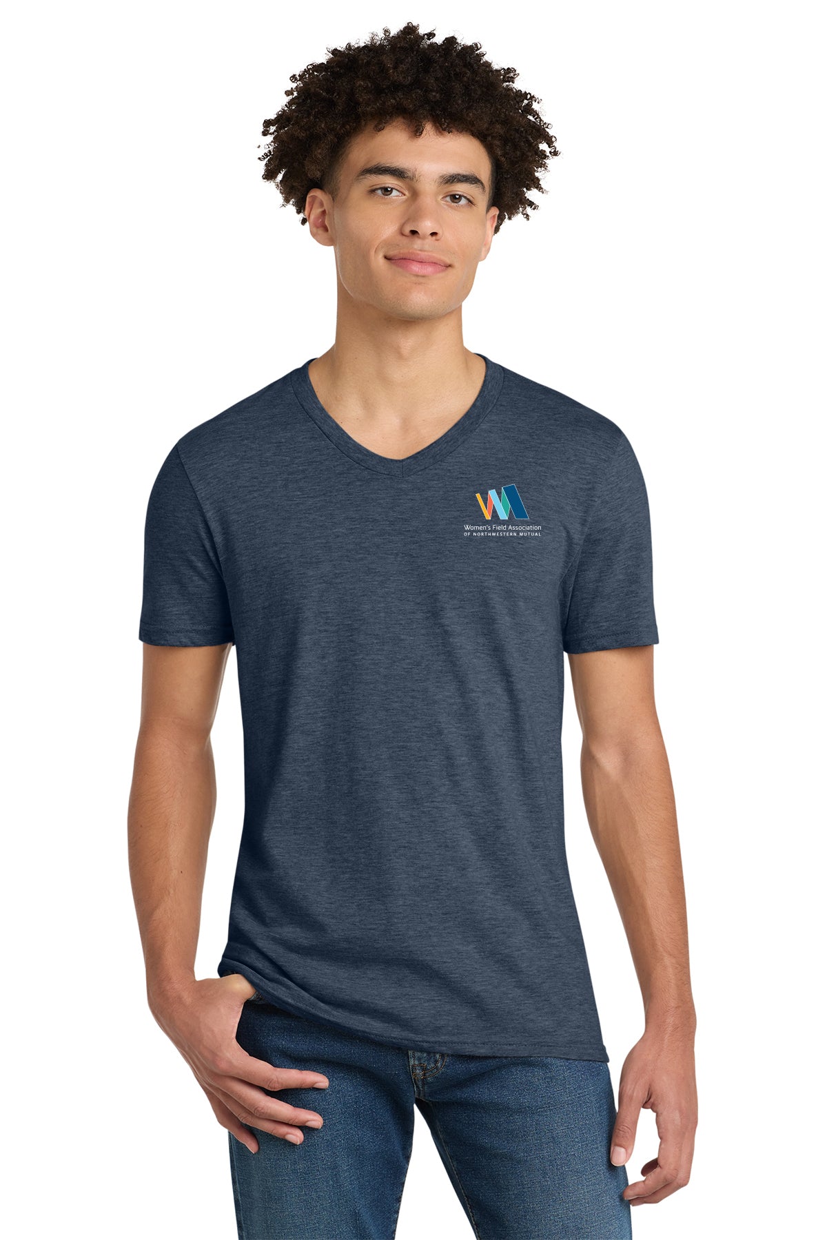 District Very Important Tee Vneck Women's Field Association of Northwestern Mutual - DT6500