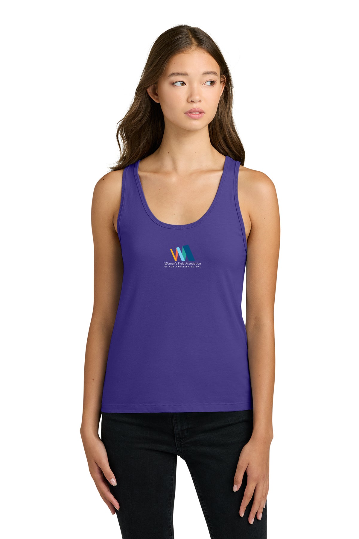 Next Level Apparel Womens Cotton Tank Women's Field Association of Northwestern Mutual - NL3933