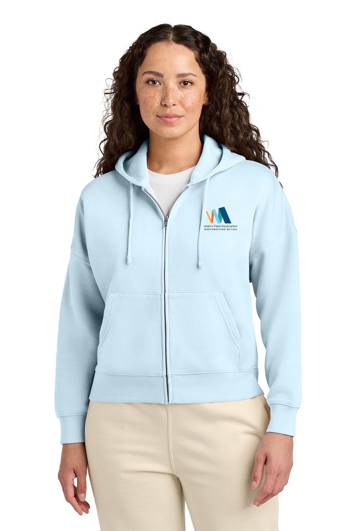Stanley Stella Womens Stella Ida Full Zip Hooded Sweatshirt Embroidered Logo WFANM - SXW037