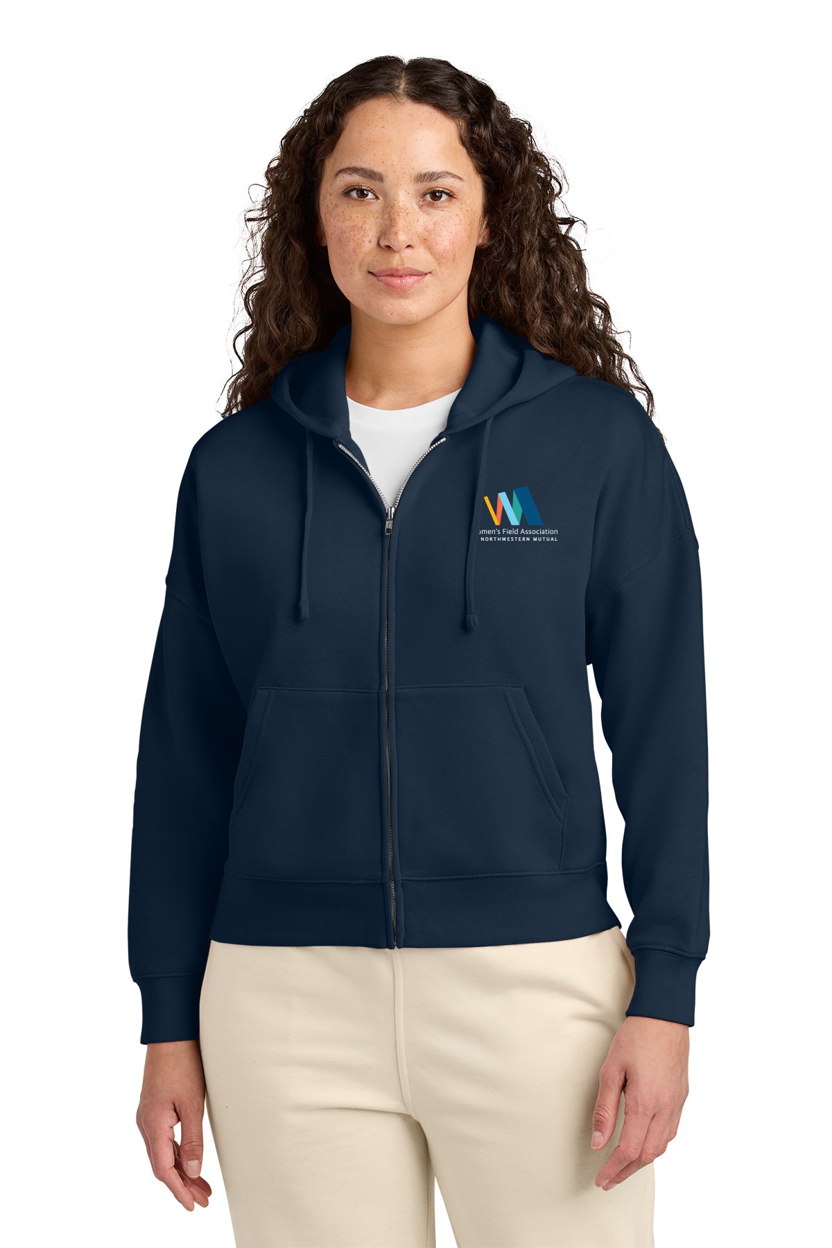 Stanley Stella Womens Stella Ida Full Zip Hooded Sweatshirt Embroidered Logo Women's Field Association of Northwestern Mutual - SXW037
