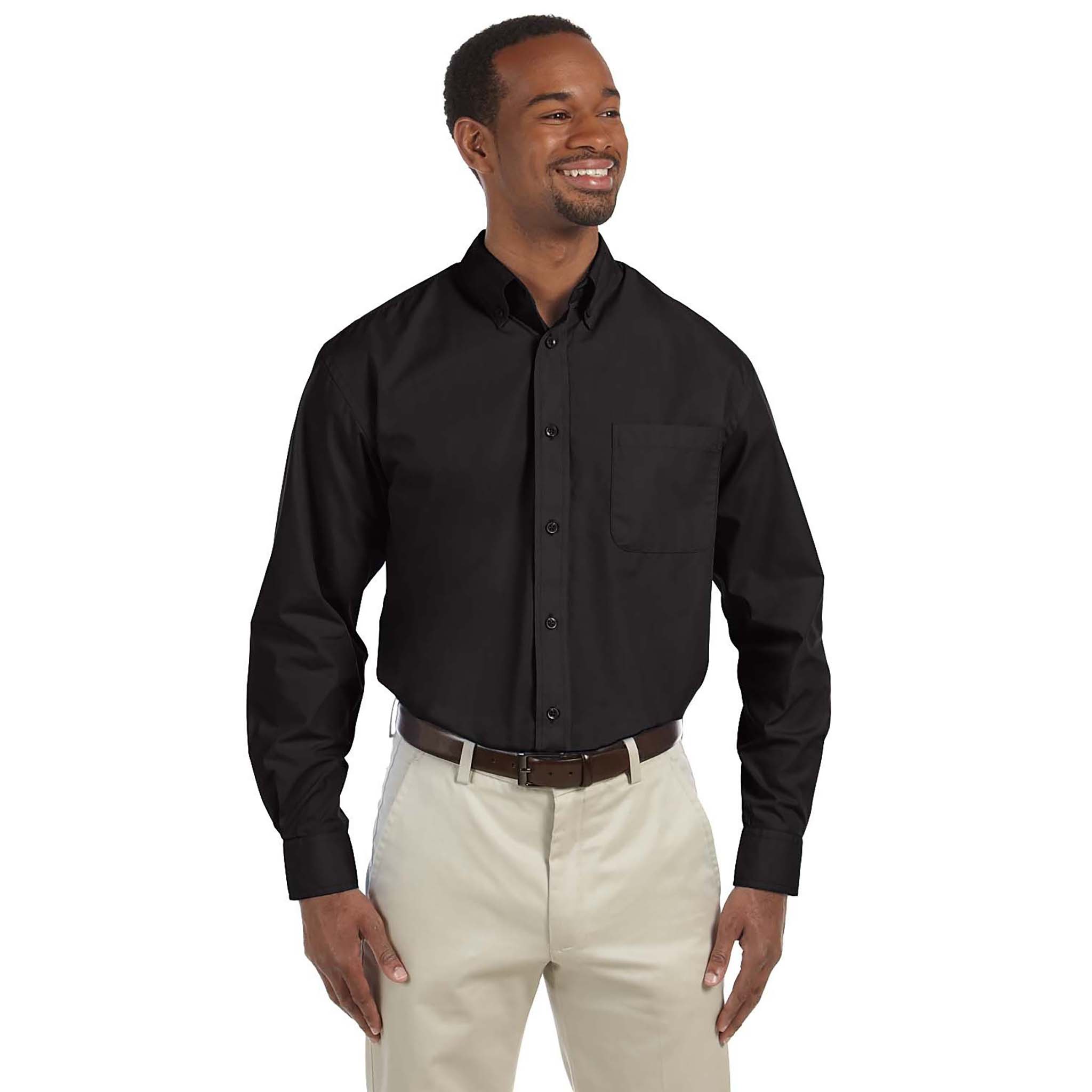 Harriton TALL Mens Essential Poplin - M510T