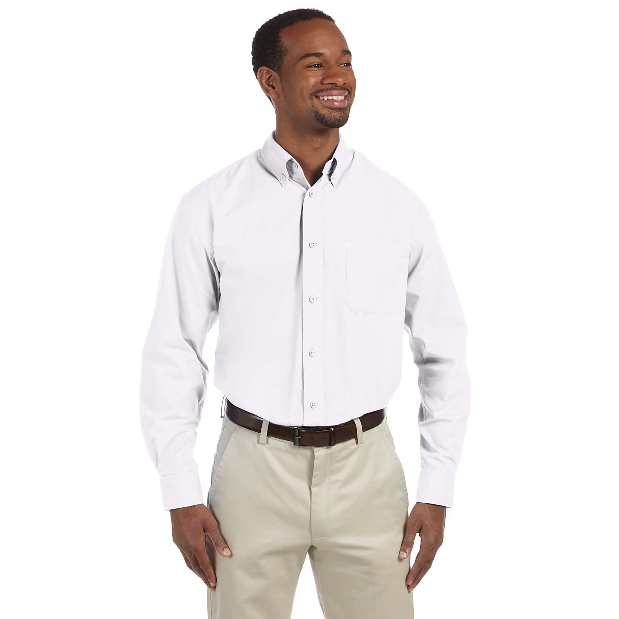 Harriton TALL Mens Essential Poplin - M510T